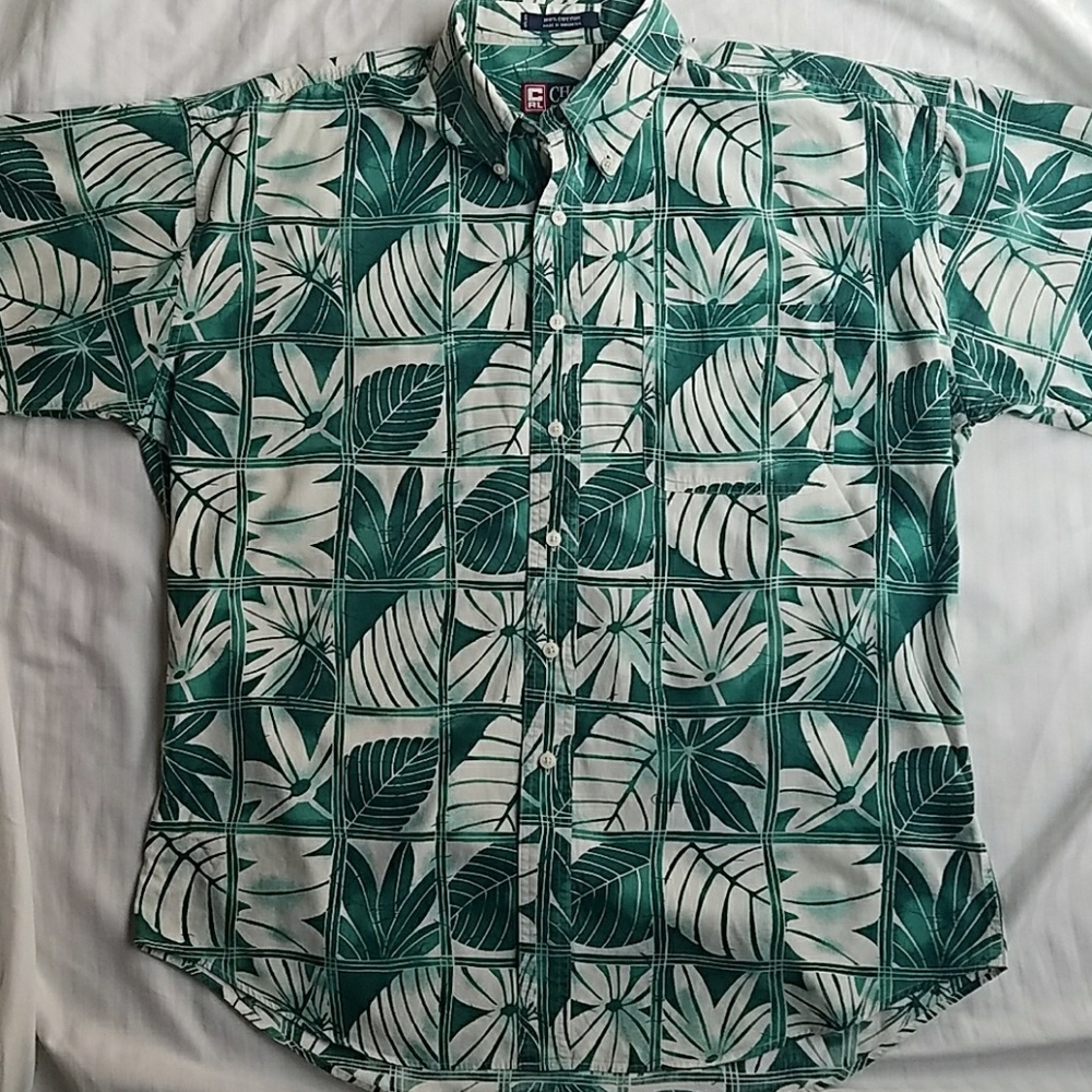 Ralph-Lauren-Chaps-Cotton-L-Hawaiian-Beach Shirt